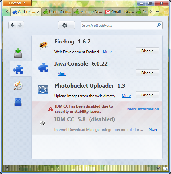 Firefox4 Addons