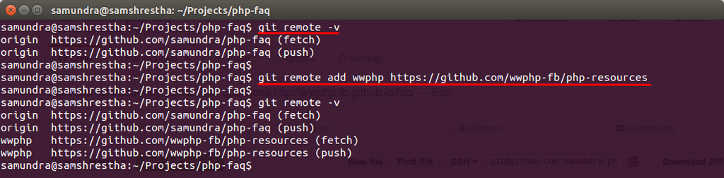 Git Remote Add